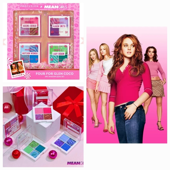 MEAN GIRLS | FOUR FOR GLEN COCO 4PC Eyeshadow QUAD SET - Picture 2 of 11